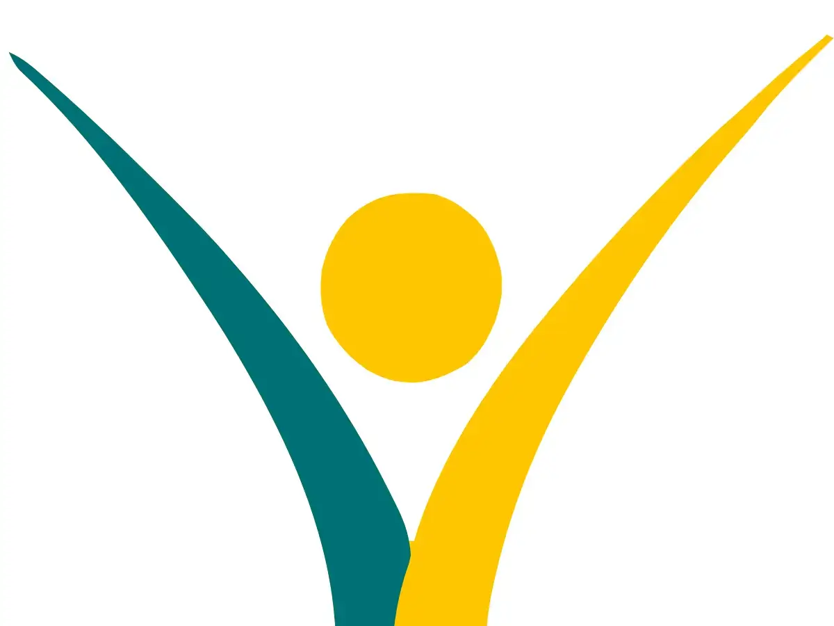 Human Medical Billing company logo in yellow and teal colors